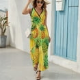 thumbnail image 6 of Lunarable Pineapple Art Sleeveless Dress Women's Summer Suit Dresses for Women 2025 Luxury Party Dress, 6 of 7