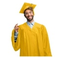 thumbnail image 2 of Matte Graduation Cap and Gown 2026 Set with Tassel for High School & College 10 Colors, 2 of 7