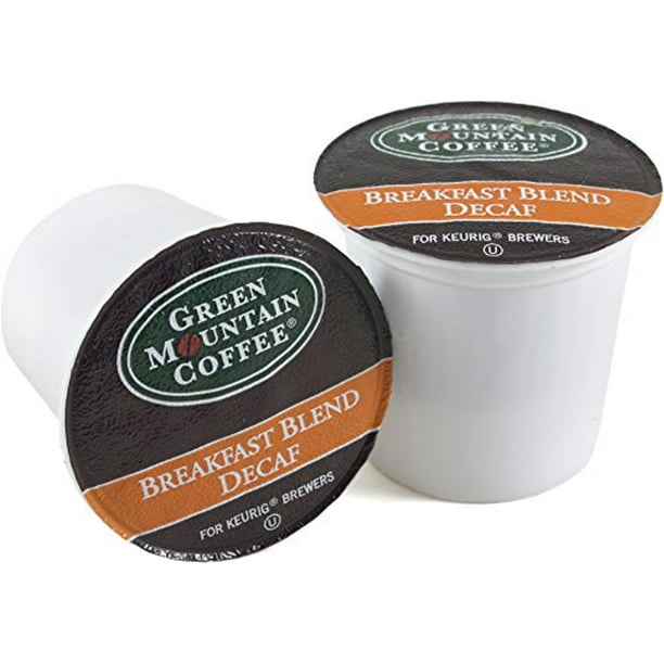Green Mountain Breakfast Blend Decaf Coffee Keurig KCups, 108 Count