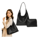 thumbnail image 1 of Bolso Mano Mujer Leather Cercanías Alta Capacidad Bolso Xtellar Negro, 1 of 3