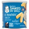 Gerber Stage 3 Baby Food, Veggie Dip Lil Crunchies, 1.48 oz Canister