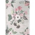 thumbnail image 4 of Rugs America Hanna VA40C Rose Garden Gray Floral Transitional Beige Area Rug, 5'x7', 4 of 10