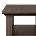 thumbnail image 5 of Home Square 2-Piece Wood 14" Rectangle Narrow Side Table Set in Farmhouse Brown, 5 of 6