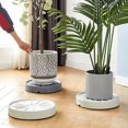thumbnail image 4 of Hadanceo Flower Pot Tray 13 Inch Rolling Plant Caddy with Silent Wheels Easy Pot Movement Thickened Resin Flower Pot Tray, 4 of 7