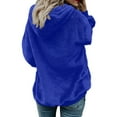 thumbnail image 7 of Fartey Plus Size Winter Fleece Coat for Women Fuzzy Zip Up Hoodie Coats Casual Loose Long Sleeve Warm Jackets Fashion Simple Solid Color Outerwear with Pockets, 7 of 7