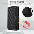 thumbnail image 3 of YEYKX Funda Tipo Billetera para Samsung Galaxy S21 Ultra de Pulgadas con Correa para Muñeca/hombro, 9 Ranuras para Tarjetas, Monedero con Cierre, Soporte de Cuero de Lujo, Funda Cell Phone a Cuadros, 3 of 10
