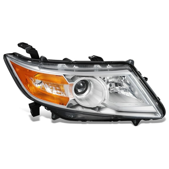 DNA Motoring OE Style Passenger Right Side Projector Headlight Replacement for 11-13 Honda Odyssey