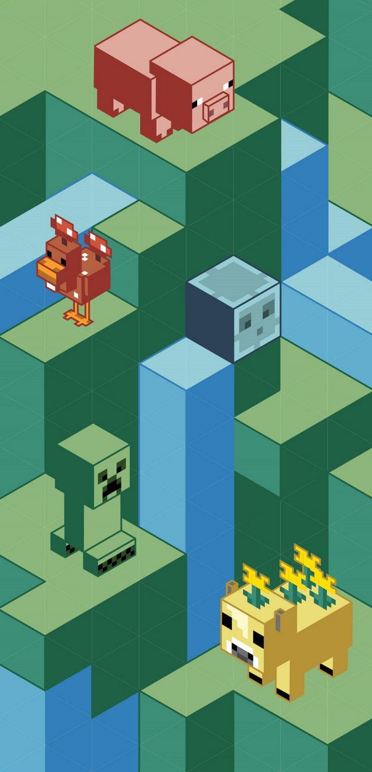 Minecraft <br>Serviette de Plage