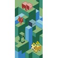 thumbnail image 1 of Minecraft Beach Towel, 1 of 1