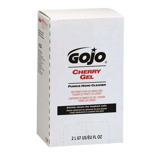 Gojo Cherry Gel Pumice Hand Cleaners, Cherry, BaginBox, 2,000 mL