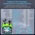 thumbnail image 2 of Auriculares Traductores IA en Tiempo Real 3 en 1 OWS Inalámbricos Bluetooth 6.0 Auriculares que Soportan Traducción en 135 Idiomas para Viajes, Negocios y Aprendizaje MS103/NE20, 2 of 9