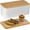 Vertical Stripe White, variant on Large Bread Box for Kitchen Countertop Corner Breadbox for Homemade Bread Metal White Honeycomb Pattern Embossed Bread Storage Container Bin with Bamboo Lid