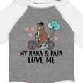 thumbnail image 4 of Inktastic My Nana Papa Love Me Grandchild Boys Long Sleeve Baby Bodysuit, 4 of 5