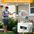 thumbnail image 6 of CazToi Auto Rewind Garden Hose Reel, Retractable Hose with 9-Function Nozzle, Lock at Any Length Wall Mount with Swivel Bracket for Outdoor Watering, 6 of 9