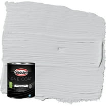 Glidden One Coat Elemental / Gray Flat Interior Paint with Primer, 1 Quart
