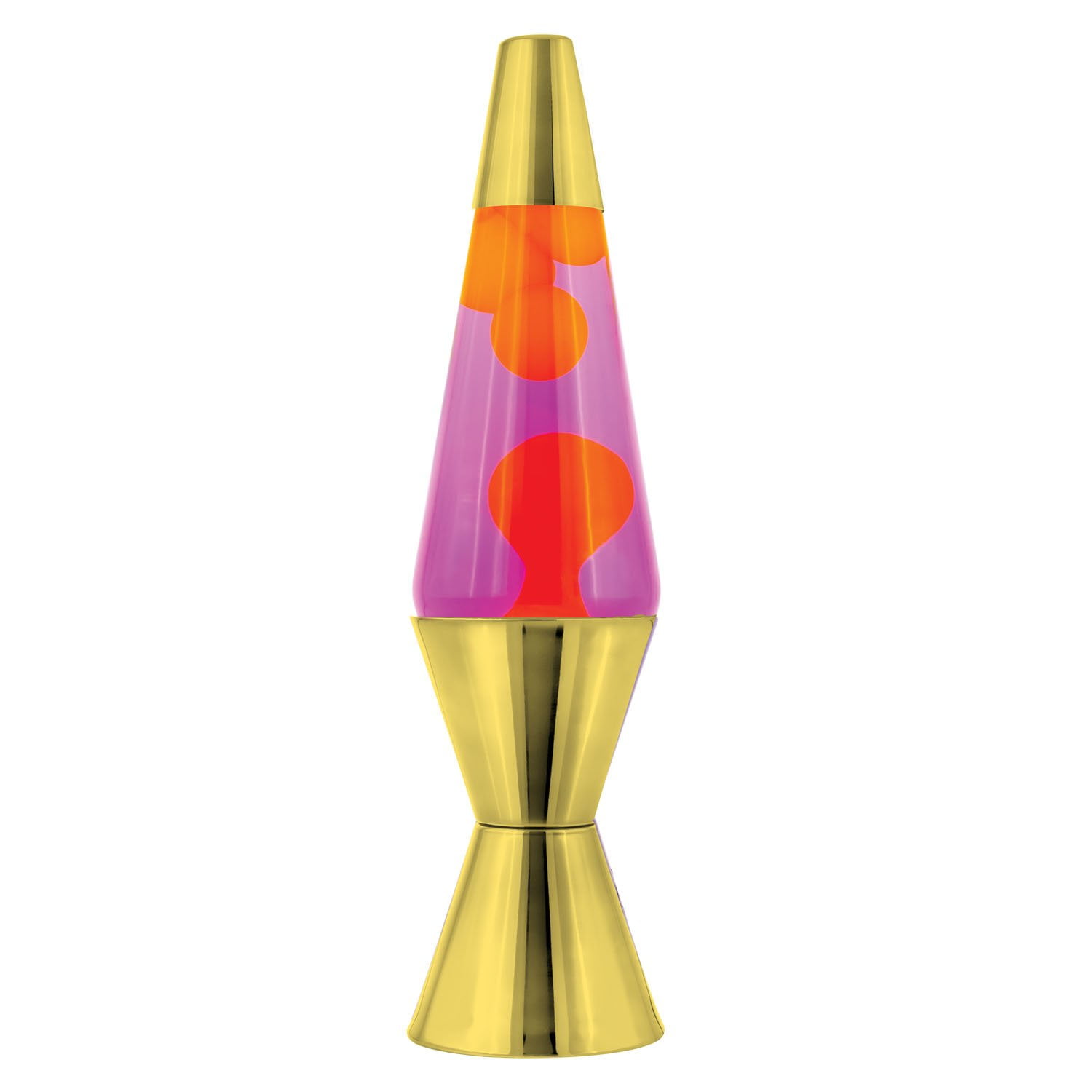 Lava the Original 14.5Inch Gold Metallic Base Lamp