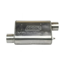 BBK VariTune Adjustable Performance Muffler 2-1/2 Offset/Offset Stainless Steel
