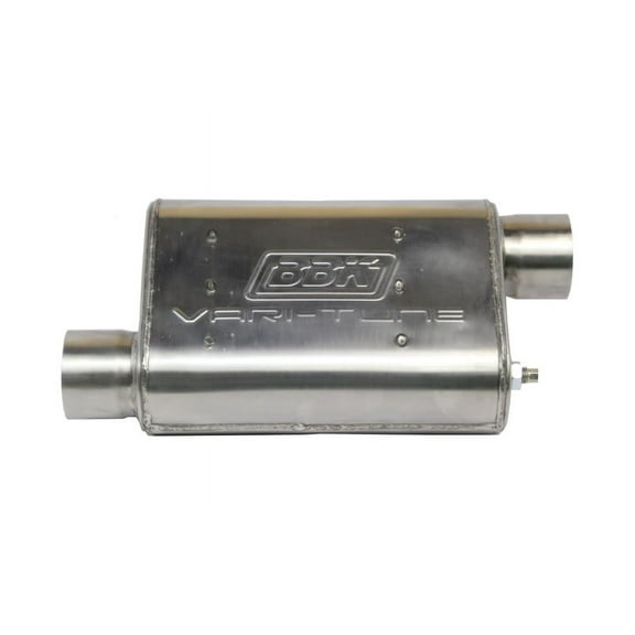 BBK VariTune Adjustable Performance Muffler 2-1/2 Offset/Offset Stainless Steel