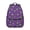 Alien Spacesuit Purple, variant on Alien Head Black Pattern Backpack for School, Cute School Bag with Adjustable Shoulder Straps and Padded Back, 15.3"x11"x7.1"