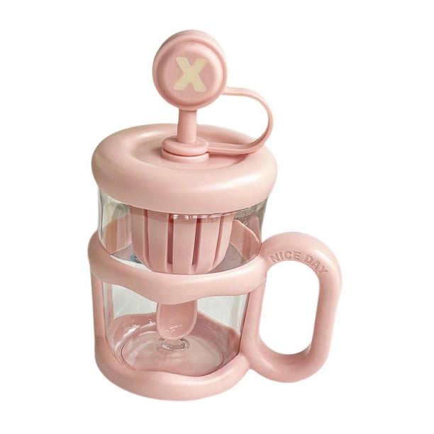Botella de agua reutilizable portátil de 500ml Colamx Rosa