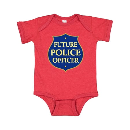 

Inktastic Cute Future Police Officer Gift Baby Boy or Baby Girl Bodysuit