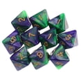 thumbnail image 2 of Paquete de 5-10, 10 Uds., dados poliédricos D8 de 8 caras para mazmorras y 6 piezas, 2 of 8