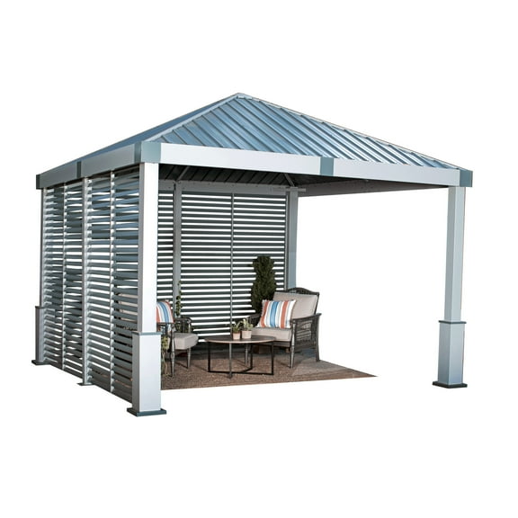 Sojag Nanda 12 x 12 x 10 ft Grey Gazebo