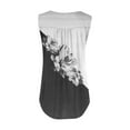 thumbnail image 5 of SMihono Hauts pour Femmes Débardeur pour Femmes Mode Débardeur d'Été pour Femmes à Col en V Sans Manches Imprimé Débardeur Décontracté Blouse Débardeur pour Femmes Hauts d'Été pour Femmes, 5 of 5