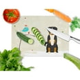 thumbnail image 2 of Caroline's Treasures Christmas Presents between Friends Appenzeller Sennenhund Glass Cutting Board Large, 2 of 2
