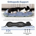 thumbnail image 6 of Hvmvliv Puppy Bed Rectangular Cat and Dogs Extra Thicken Warm Comfy Cushion Bed Soft Winter Sleeping Pad for Small Dog Multicolor, 15x13 in, 6 of 6