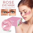 thumbnail image 1 of Vendaje para los ojos, mascarilla para los ojos hinchados / ojeras, vendaje para los ojos de Rosa rosa Rosa rosa rosa (60 tabletas = 30 pares) aidpriv 2010311258, 1 of 7