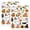 Mary Halloween, variant on Current Halloween Victorian Stickers- 48 stickers, Two 8-1/2" x 11" Sheets, Retro Vintage