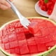 thumbnail image 3 of Kearding Rebanadora de sandía de acero inoxidable, espejo pulido, reemplazo de mano, lavable, cocina, fruta, melón, tenedor, accesorios de Type3 NO3, 3 of 6