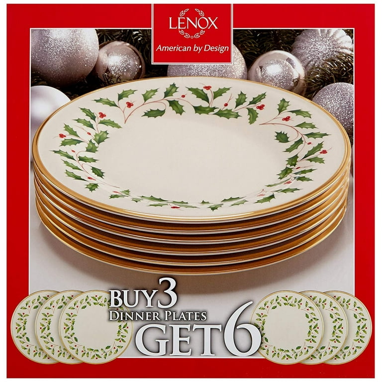 Lenox holiday dinner plates hot sale