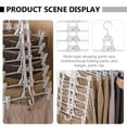 thumbnail image 2 of OHOIOLLA 1Pcs Folding Pants Rack 54x34 5cm Size PP Material For Home Use, 2 of 8