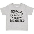 thumbnail image 3 of Inktastic My Best Friend is My Big Sister with Hearts Boys or Girls Toddler T-Shirt, 3 of 5