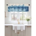 thumbnail image 2 of Valances for Windows Abstract Urban Silhouette Rod Pocket Cafe Window Treatments Valance Curtains for Kitchen Bathroom Laundry Basement Windows 60"x14", 2 of 9