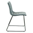 thumbnail image 5 of Halo Stacking Chair in Navy Blue Faux Leather with Black Base 2 Pack, 5 of 10