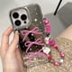thumbnail image 3 of Funda para teléfono móvil Apple 14Pro con lazo para iPhone 13, 11, 3 en 1, espejo, cadena para teléfono móvil 12Pro, 3 of 6