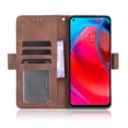thumbnail image 4 of Moto G Stylus 2021 5G Case, PU Leather Folio Protective Phone Cover Magnetic Closed Bumper Soft TPU Shockproof Flip Wallet Case for Motorola Moto G Stylus 2021 5G, Brown, 4 of 6