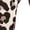 Rose, variant on Women's Leopard Lounge Pants with Red Contrast Stripe L