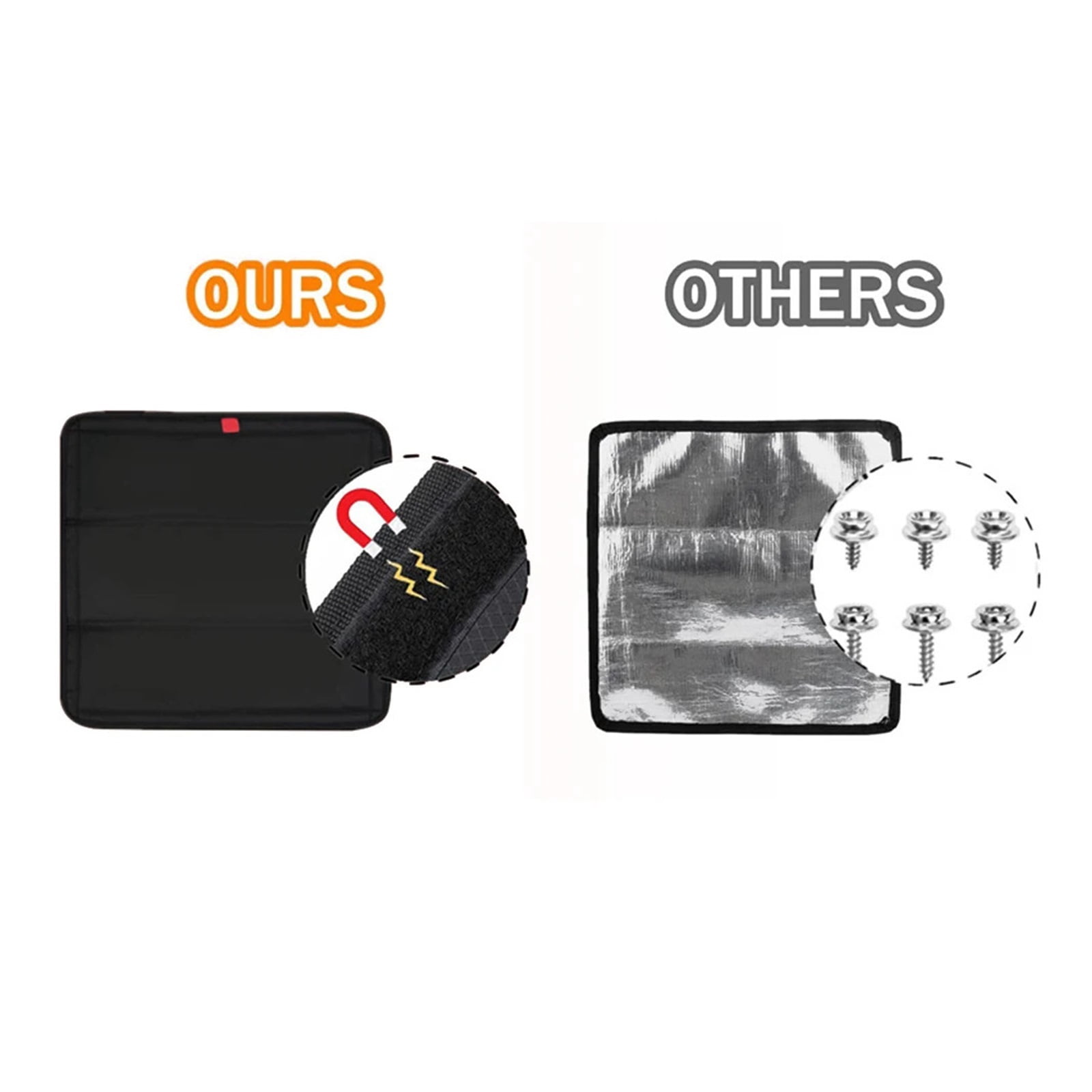 1pc RV Skylight Sunshade Foldable RV Roof Aluminum Film Reflective Shading Pad RV Parts Accessories ,Ease Of Installation