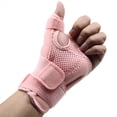 thumbnail image 1 of 1 Pieza Férula de Pulgar Ajustable con Vaina de Tendón, Soporte de Muñeca para Hombres y Mujeres con Síndrome del Túnel Carpiano, Artritis y Tenosinovitis B., 1 of 5