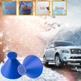 thumbnail image 5 of Raspadores de nieve para automóviles, raspador de nieve Parabrisas Rascador de hielo mágico para automóviles Coche redondo 2 en 1 Embudo de aceite redondo Cepillo para nieve de hielo para SUV, automóviles, camiones esquí esquí Gafas de esquí, 5 of 5