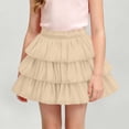 thumbnail image 2 of CHEEREAM Kids Short Skirts Y2k Puff Cute Multi Layered Ruffle Mini Skirt Girls Comfy Casual Leisure Outfit, 2 of 9