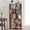 Dark Red, variant on MAYEERTY 6 Tier L-Shaped Open Corner Bookshelf, Freestanding Wooden Bookcase with Anti-Fall Baffle & Anti-Tipping Device, for Living Room Bedroom Home Office Small Spaces