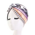 thumbnail image 2 of Bonnets Bohèmes pour Femmes, Nœuds Polyvalents, Bonnet de Nuit, Turban, 2 of 10
