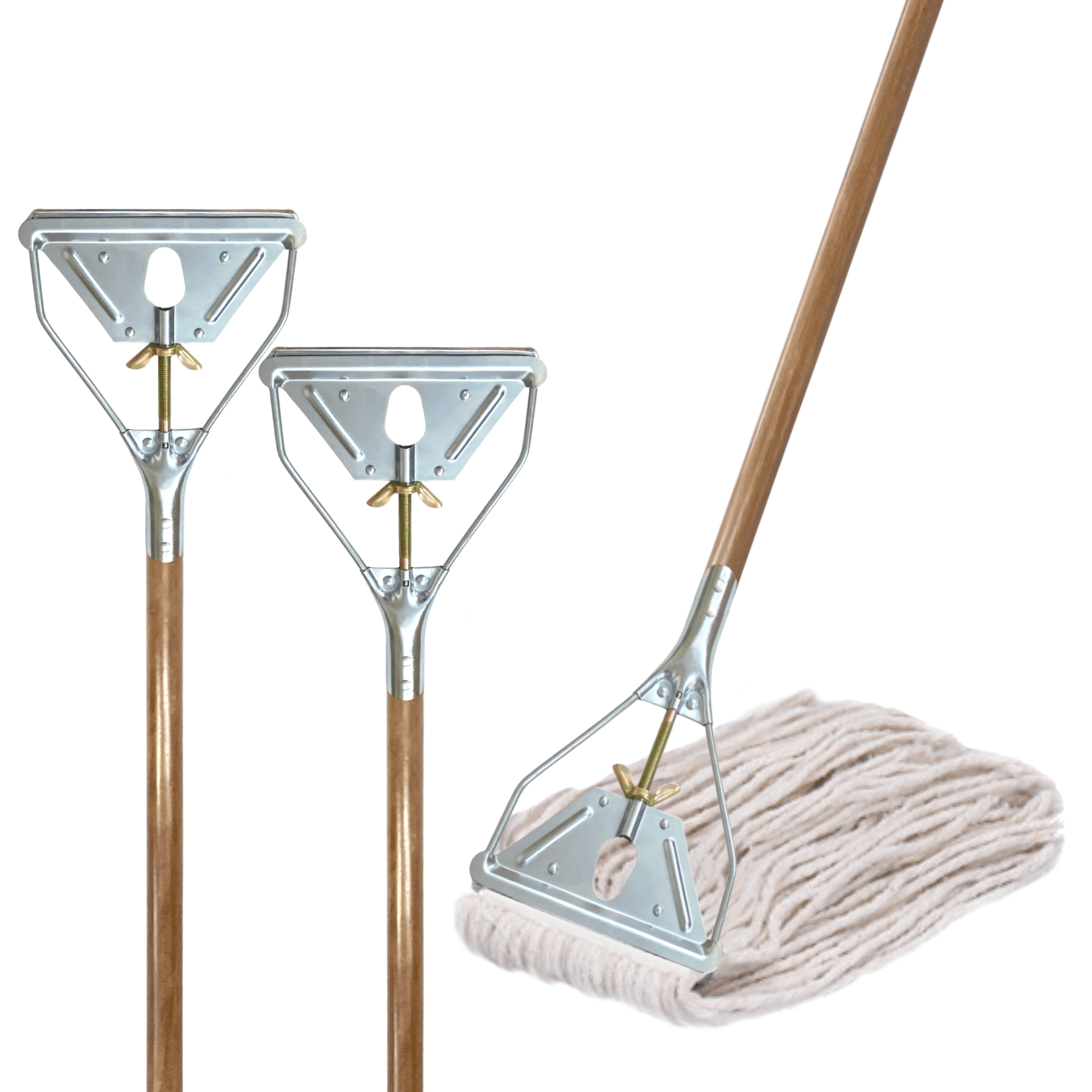 ILOT 59" Mop Stick Quick Change Commercial Mop Handle Pack of 2