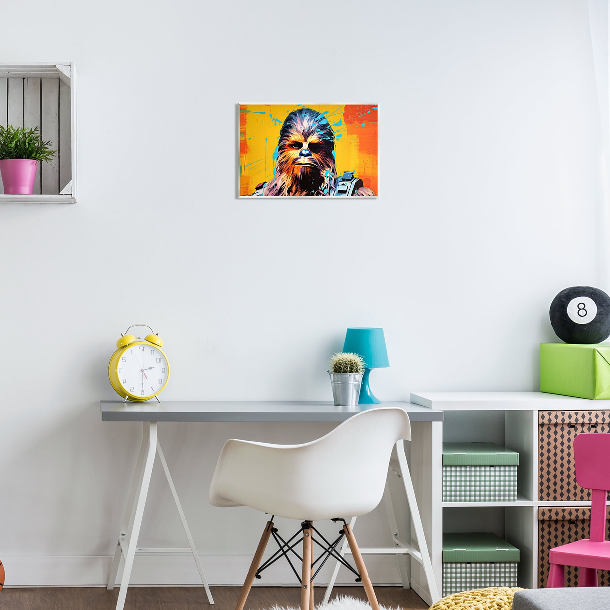 Stupell Industries Urban Splash Sci-Fi Creature Fairy Tales & Fantasy Painting Unframed Art Print Wall Art, 15 x 10