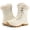 White, variant on Ecetana Snow Boots for Women Faux Fur Cozy Warm Winter Boots Waterproof Outdoor Shoes for Walking Hiking